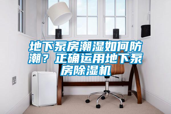 地下泵房潮濕如何防潮？正確運用地下泵房除濕機
