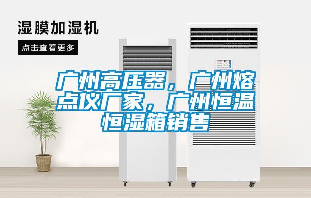 廣州高壓器，廣州熔點(diǎn)儀廠家，廣州恒溫恒濕箱銷售