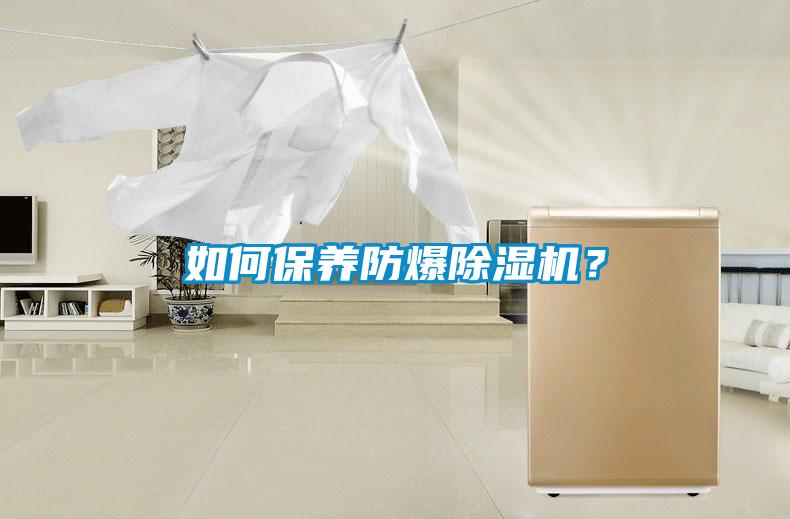 如何保養(yǎng)防爆除濕機(jī)？