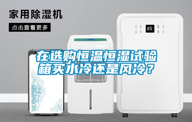 在選購恒溫恒濕試驗箱買水冷還是風(fēng)冷？