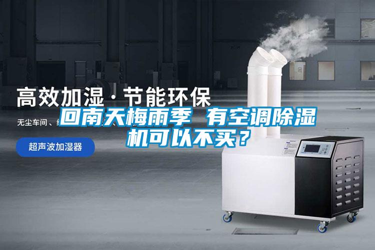 回南天梅雨季 有空調(diào)除濕機可以不買？