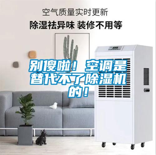 別傻啦！空調(diào)是替代不了除濕機的！