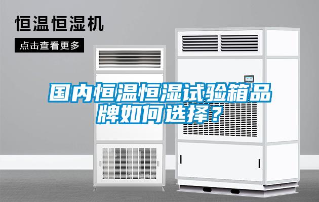 國內(nèi)恒溫恒濕試驗(yàn)箱品牌如何選擇？
