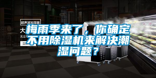 梅雨季來了，你確定不用除濕機來解決潮濕問題？