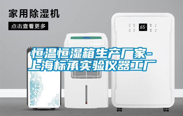 恒溫恒濕箱生產(chǎn)廠家-上海標承實驗儀器工廠