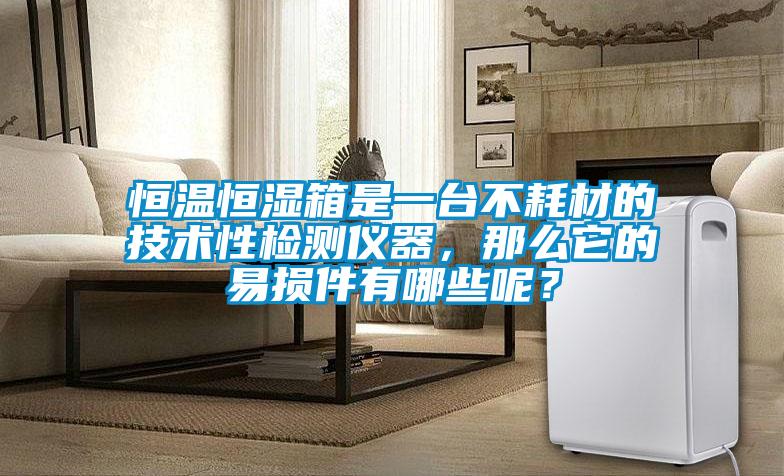 恒溫恒濕箱是一臺不耗材的技術(shù)性檢測儀器，那么它的易損件有哪些呢？