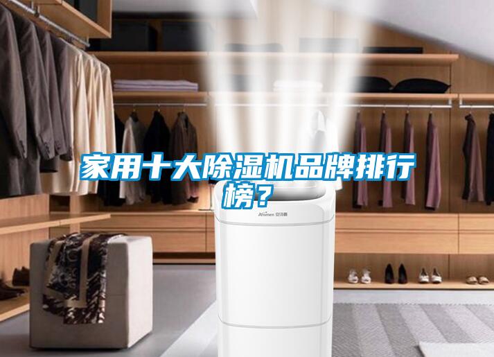 家用十大除濕機品牌排行榜？