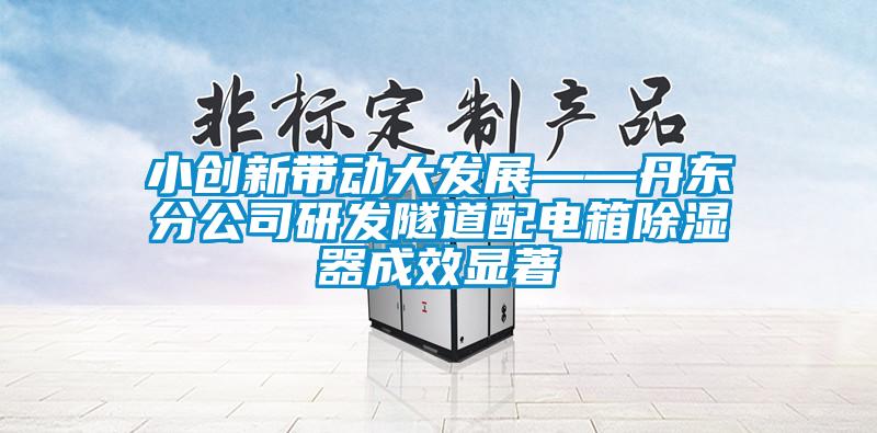 小創(chuàng)新帶動(dòng)大發(fā)展——丹東分公司研發(fā)隧道配電箱除濕器成效顯著