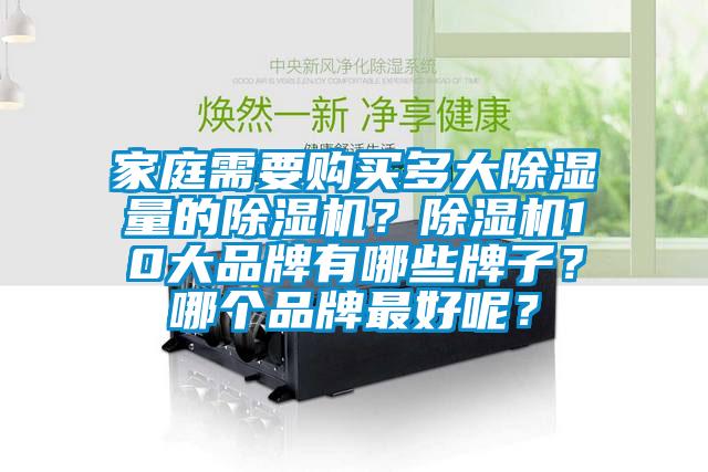 家庭需要購買多大除濕量的除濕機？除濕機10大品牌有哪些牌子？哪個品牌最好呢？