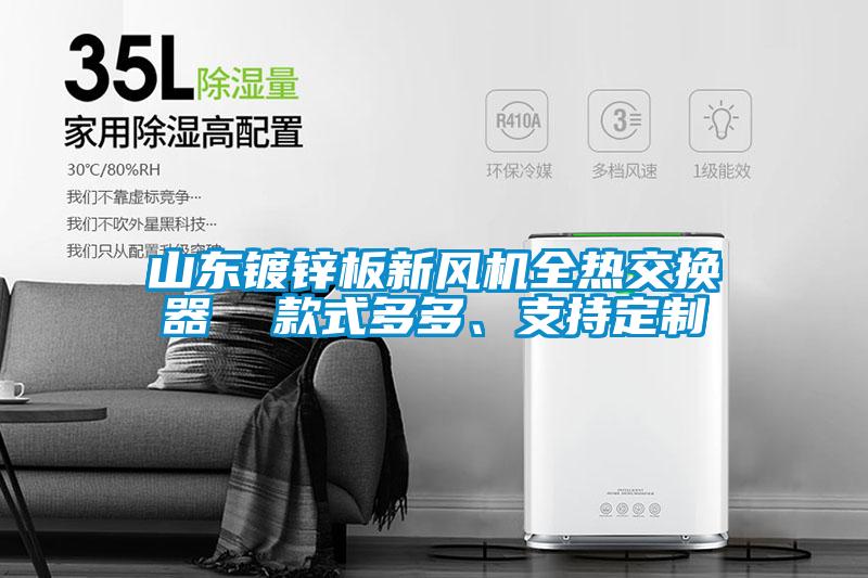 山東鍍鋅板新風(fēng)機全熱交換器  款式多多、支持定制