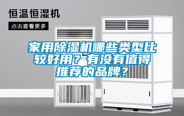 家用除濕機(jī)哪些類型比較好用？有沒有值得推薦的品牌？