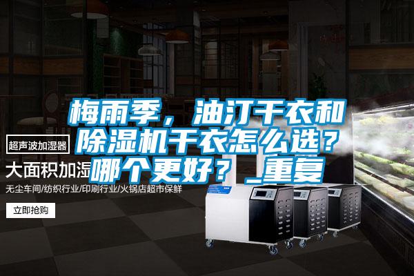 梅雨季，油汀干衣和除濕機干衣怎么選？哪個更好？_重復(fù)