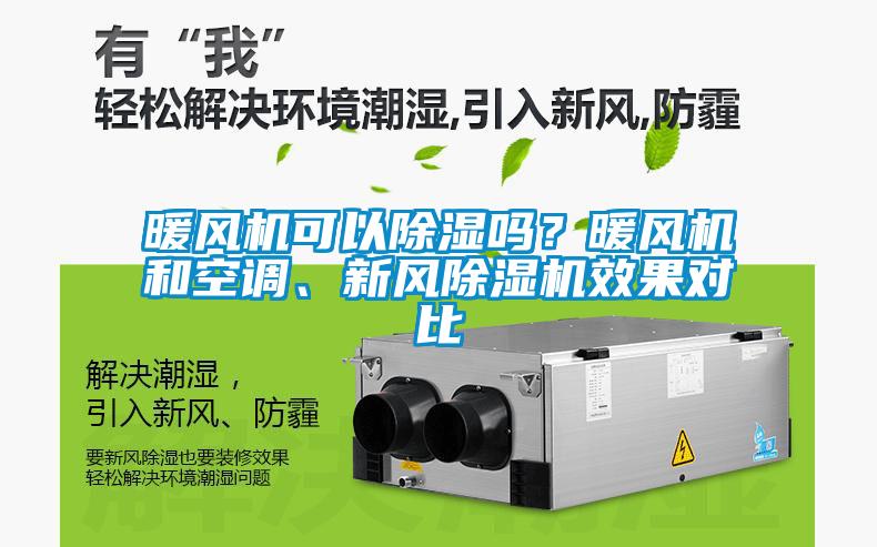 暖風(fēng)機(jī)可以除濕嗎？暖風(fēng)機(jī)和空調(diào)、新風(fēng)除濕機(jī)效果對比