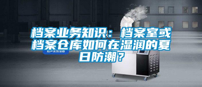 檔案業(yè)務(wù)知識(shí)：檔案室或檔案?jìng)}庫(kù)如何在濕潤(rùn)的夏日防潮？