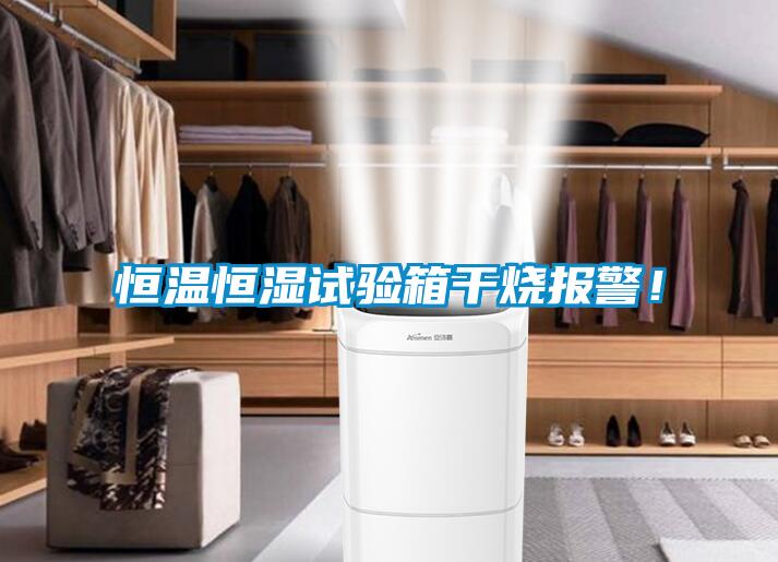 恒溫恒濕試驗箱干燒報警！