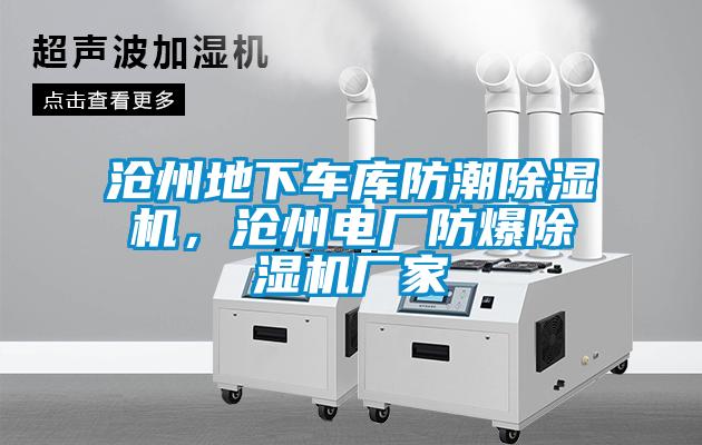 滄州地下車庫防潮除濕機，滄州電廠防爆除濕機廠家
