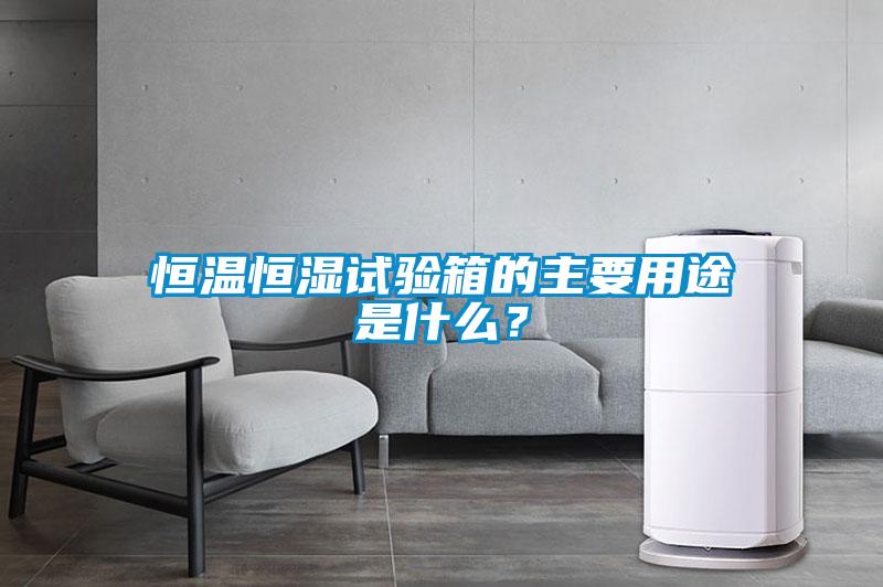 恒溫恒濕試驗(yàn)箱的主要用途是什么？