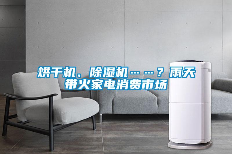 烘干機、除濕機……？雨天帶火家電消費市場