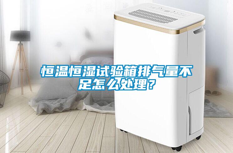 恒溫恒濕試驗箱排氣量不足怎么處理？