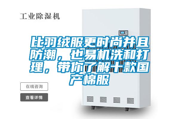 比羽絨服更時(shí)尚并且防潮，也易機(jī)洗和打理，帶你了解十款國(guó)產(chǎn)棉服