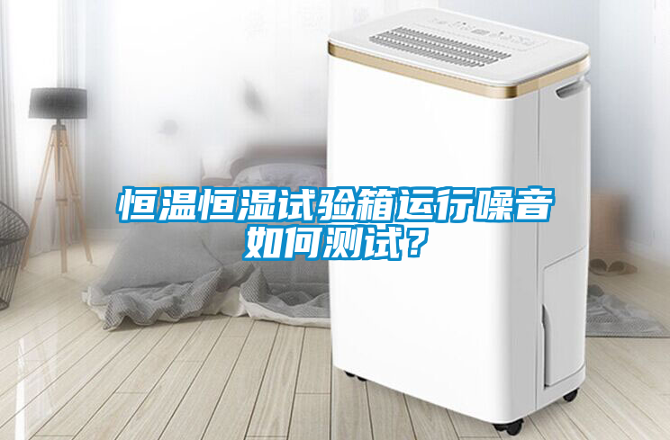 恒溫恒濕試驗箱運行噪音如何測試？