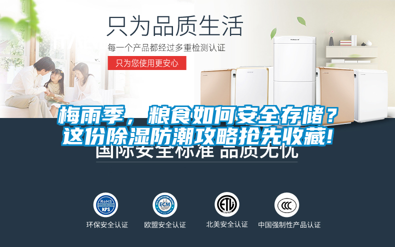 梅雨季，糧食如何安全存儲？這份除濕防潮攻略搶先收藏!