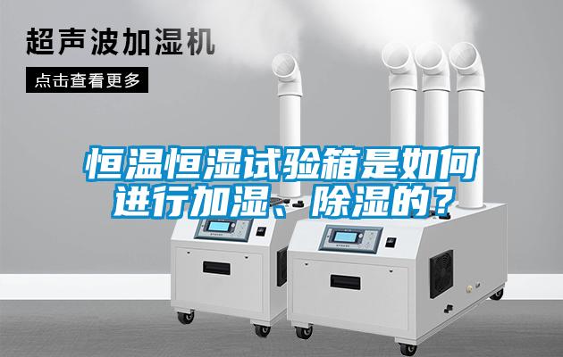 恒溫恒濕試驗箱是如何進行加濕、除濕的？