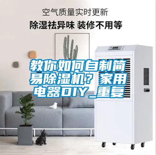 教你如何自制簡易除濕機？家用電器DIY_重復(fù)