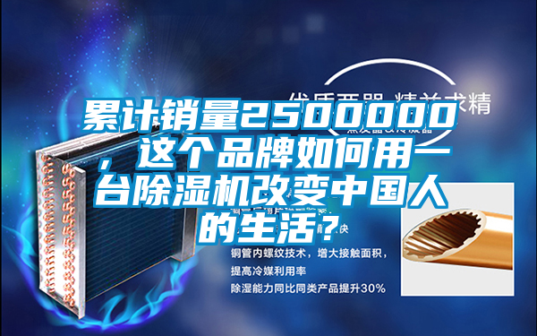 累計(jì)銷量2500000，這個(gè)品牌如何用一臺除濕機(jī)改變中國人的生活？