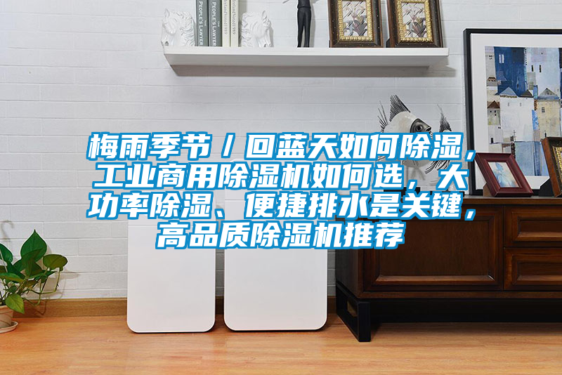 梅雨季節(jié)／回藍天如何除濕，工業(yè)商用除濕機如何選，大功率除濕、便捷排水是關鍵，高品質(zhì)除濕機推薦