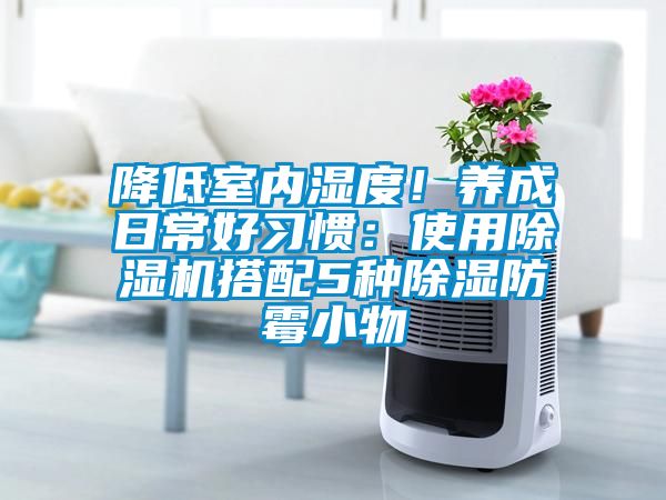 降低室內(nèi)濕度！養(yǎng)成日常好習(xí)慣：使用除濕機(jī)搭配5種除濕防霉小物