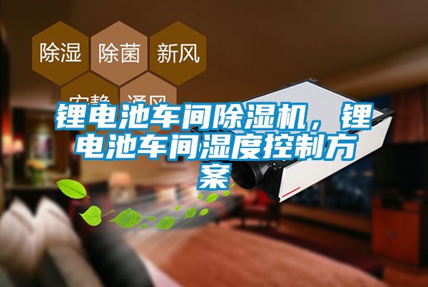 鋰電池車間除濕機，鋰電池車間濕度控制方案