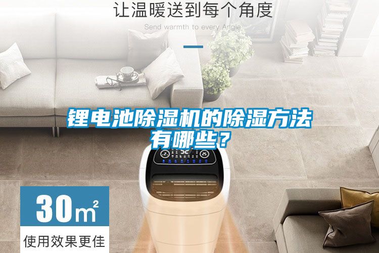 鋰電池除濕機(jī)的除濕方法有哪些？