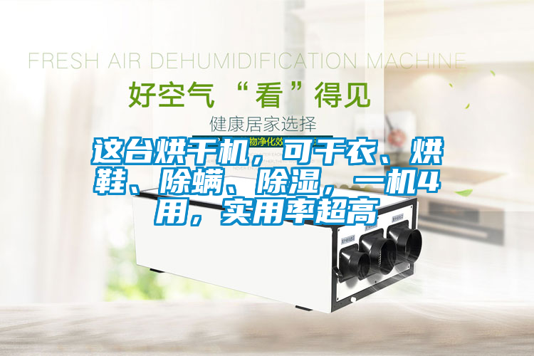 這臺烘干機，可干衣、烘鞋、除螨、除濕，一機4用，實用率超高