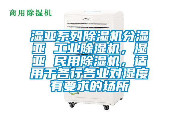 濕亞系列除濕機(jī)分濕亞 工業(yè)除濕機(jī)，濕亞 民用除濕機(jī)，適用于各行各業(yè)對(duì)濕度有要求的場(chǎng)所