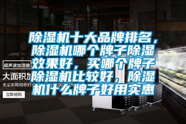 除濕機十大品牌排名，除濕機哪個牌子除濕效果好，買哪個牌子除濕機比較好，除濕機什么牌子好用實惠