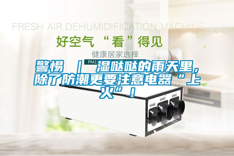 警惕 ｜ 濕噠噠的雨天里，除了防潮更要注意電器“上火”！