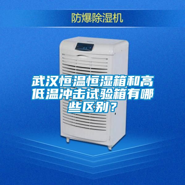 武漢恒溫恒濕箱和高低溫沖擊試驗箱有哪些區(qū)別？