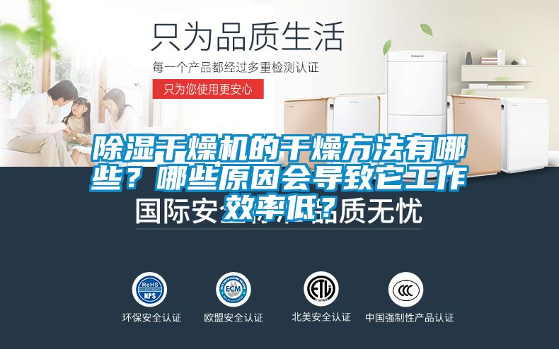除濕干燥機的干燥方法有哪些？哪些原因會導致它工作效率低？