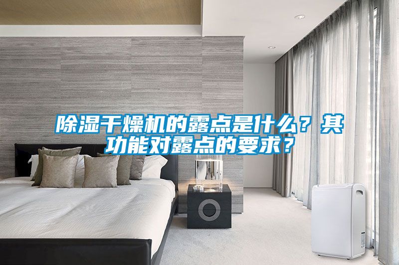 除濕干燥機(jī)的露點(diǎn)是什么？其功能對(duì)露點(diǎn)的要求？