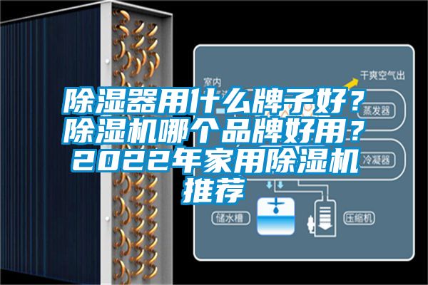 除濕器用什么牌子好？除濕機哪個品牌好用？2022年家用除濕機推薦