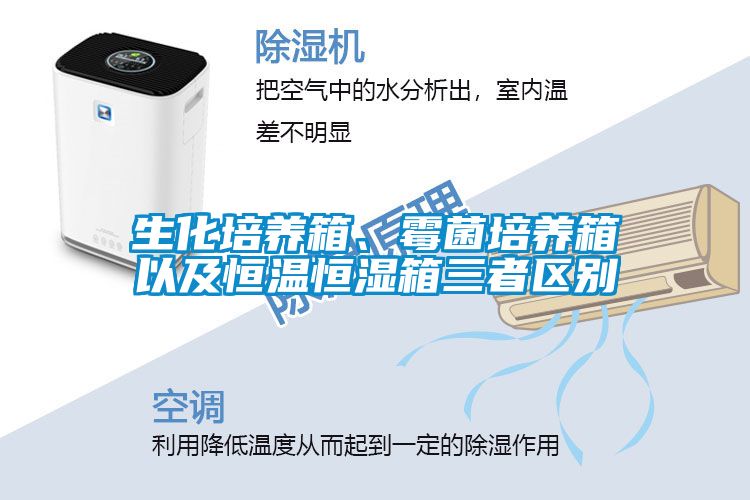 生化培養(yǎng)箱、霉菌培養(yǎng)箱以及恒溫恒濕箱三者區(qū)別