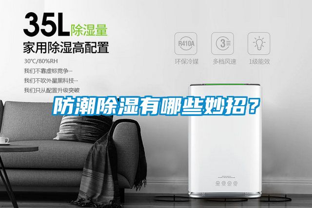 防潮除濕有哪些妙招？