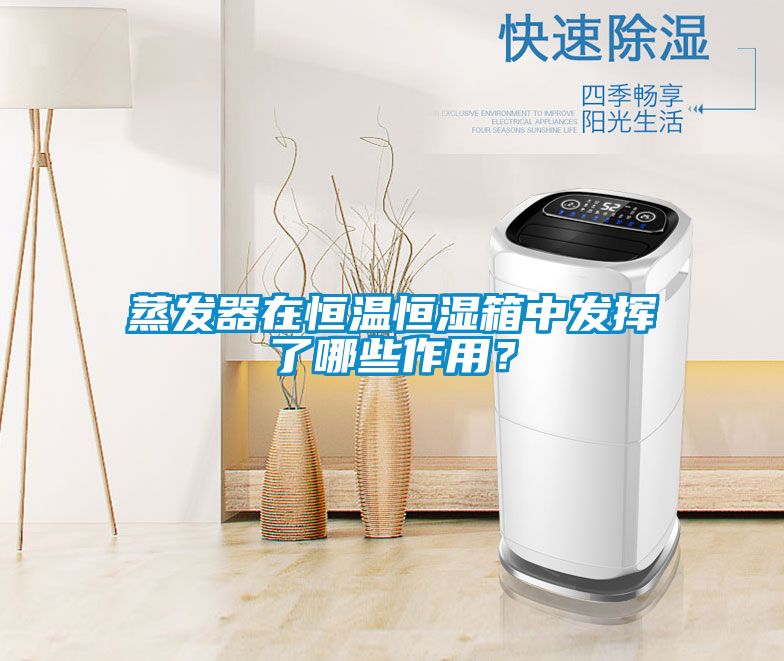 蒸發(fā)器在恒溫恒濕箱中發(fā)揮了哪些作用？
