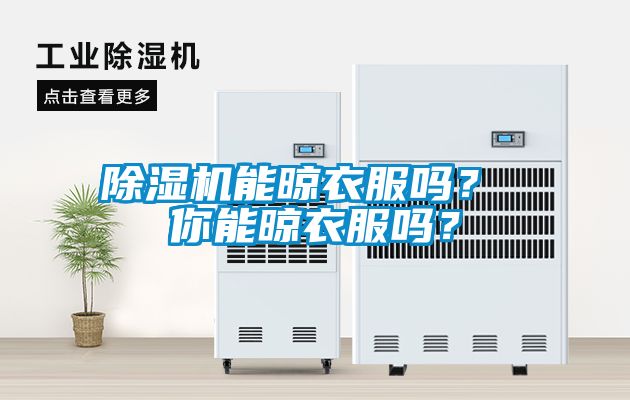 除濕機(jī)能晾衣服嗎？ 你能晾衣服嗎？
