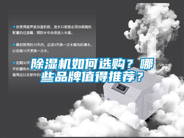 除濕機如何選購？哪些品牌值得推薦？