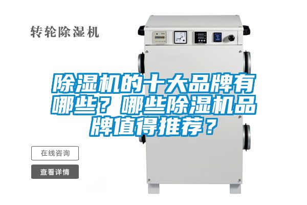 除濕機(jī)的十大品牌有哪些？哪些除濕機(jī)品牌值得推薦？
