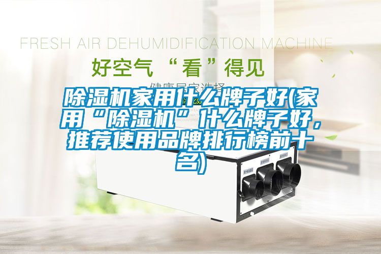 除濕機(jī)家用什么牌子好(家用“除濕機(jī)”什么牌子好，推薦使用品牌排行榜前十名)