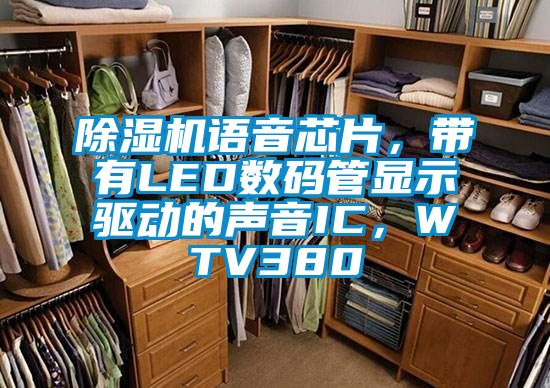 除濕機語音芯片，帶有LED數碼管顯示驅動的聲音IC，WTV380