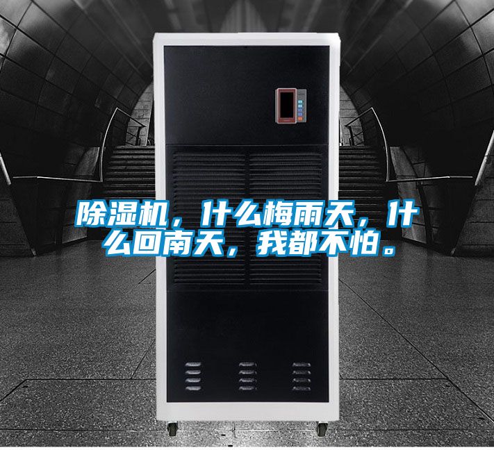 除濕機，什么梅雨天，什么回南天，我都不怕。